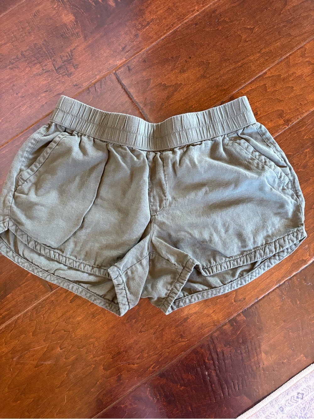 Maurices Olive Green Athletic Drawstring Shorts